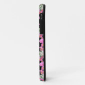 Trend Roze accessoire met een roze floreel patroon Case-Mate iPhone Case (Achterkant/links)