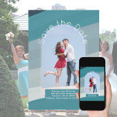 Trend sparen de Datum | Foto Blauwgroen Navy Blue  Kaart