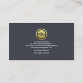 Trend Stock Graph Financial Advisor Visitekaartje (Achterkant)