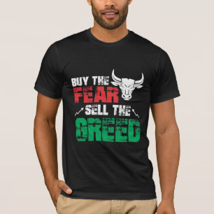Trend Stock Market Trading Angst Greed Investor T-shirt