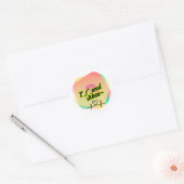 Trend vibes ronde sticker (Envelop)