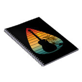 TRENDIGE GUITAR PICK ZONSONDERGANG  NOTITIEBOEK (Rechterzijde)
