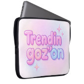 Trendin Goz'on Pastel Tie Dye Laptop Sleeve (Voorkant Rechts)