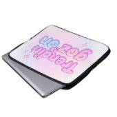 Trendin Goz'on Pastel Tie Dye Laptop Sleeve (Voorkant onderkant)