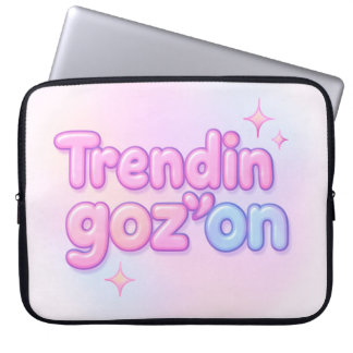 Trendin Goz'on Pastel Tie Dye Laptop Sleeve