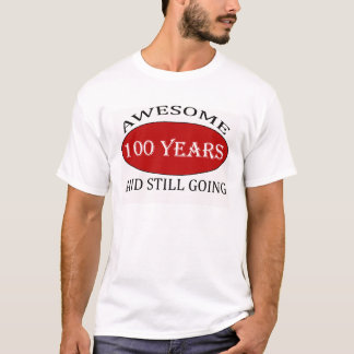 TRENDING 100 JAAR OUDE BIRTHDAY-DESIGN T-SHIRT