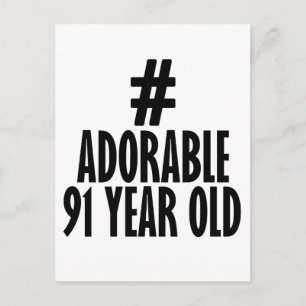 Trending 91 JAAR OUD VERJAARDAGSONTWERP Briefkaart