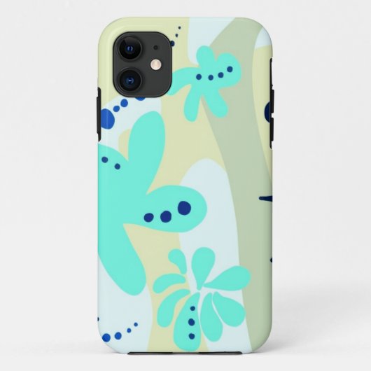 Trending abstract Patroon lichte kleur bloemblob Case-Mate iPhone Case (Achterkant)