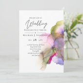 Trending Abstract regenbooghuwelijk Paars (Staand voorkant)