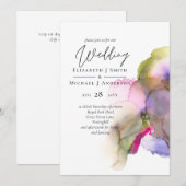 Trending Abstract regenbooghuwelijk Paars (Voorkant / Achterkant)