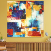 Trending Abstract Schilderen Kunst M1 Canvas Print (Insitu (Woonkamer))