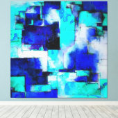 Trending Abstract Schilderen Kunst M2 Canvas Print (Insitu (Houten vloer))