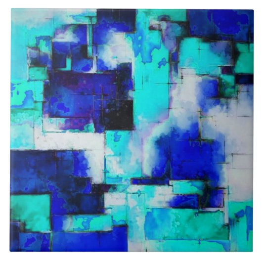 Trending Abstract Schilderen Kunst M2 Keramische T Tegeltje (Voorkant)