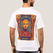 Trending afgedrukt t-shirt (Achterkant)