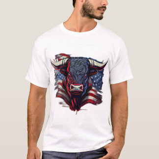 Trending American flog t shirt voor mannen