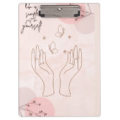 trending beautiful inspirational clipboard klembord (Voorkant)