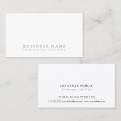 Trending Bedrijf Chique Schoon Vlak Modern Visitekaartje (Voorkant / Achterkant)