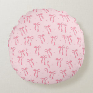 Trending Bow Ronde Kussen – Chic & Gezellig Decora