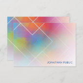 Trending Calligraphy Script Monogram Sjabloon (Voorkant / Achterkant)