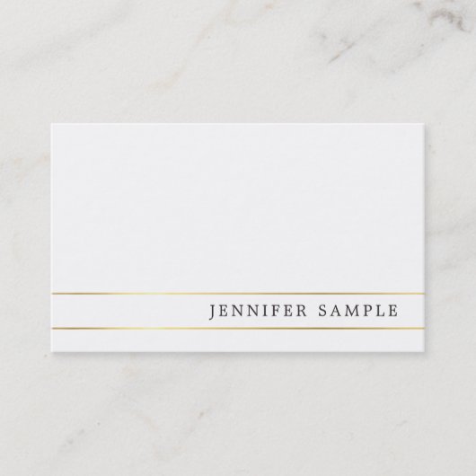 Trending Creative Stylish Professional Modern Visitekaartje (Voorkant)