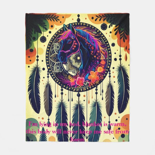 Trending Custom Fleece Blankets on Zazzle USA – Deken (Voorkant)