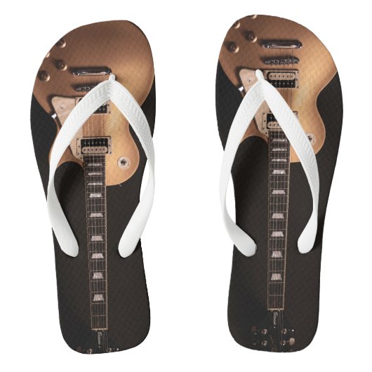 Trending Custom Guitar Teenslippers sjabloon (Voetbed)