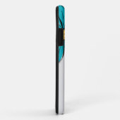 Trending Daisy blauwgroen inky art Case-Mate iPhone Case (Achterkant/rechts)