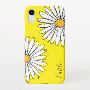 Trending Daisy Yellow inky art iPhone Case iPhone Hoesje