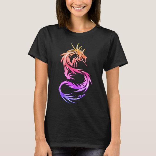 Trending Dragon Tattoo Style T-Shirt (Voorkant)