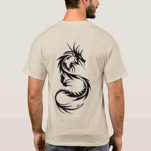 Trending Dragon Tattoo Style T-Shirt (Achterkant)