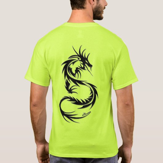 Trending Dragon Tattoo Style T-Shirt (Achterkant)
