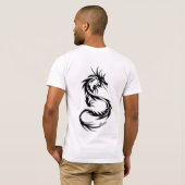 Trending Dragon Tattoo Style T-Shirt (Achterkant volledig)