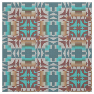 Trending Eclectic Bohemian Mosaic Pattern Stof