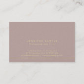 Trending Elegant Color Pearl Finish Luxury Visitekaartje (Achterkant)