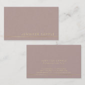 Trending Elegant Color Pearl Finish Luxury Visitekaartje (Voorkant / Achterkant)