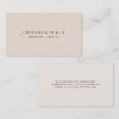 Trending Elegant Colors Modern Simple Sjabloon Visitekaartje (Voorkant / Achterkant)