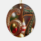 Trending Elegant Six Seven Christmas Meme Keramisch Ornament (Links)
