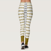 Trending flower Grass Capri Leggings (Achterkant)