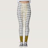 Trending flower Grass Capri Leggings (Voorkant)