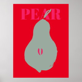 Trending Fruit en Groente Illustraties Poster