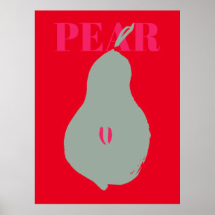 Trending Fruit en Groente Illustraties Poster