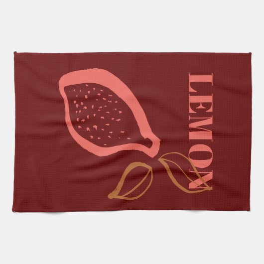 Trending Fruit en Groente Illustraties Theedoek (Horizontaal)