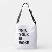 Trending Funny Egg Humor Gezegde Canvas tas Design (Achterkant)