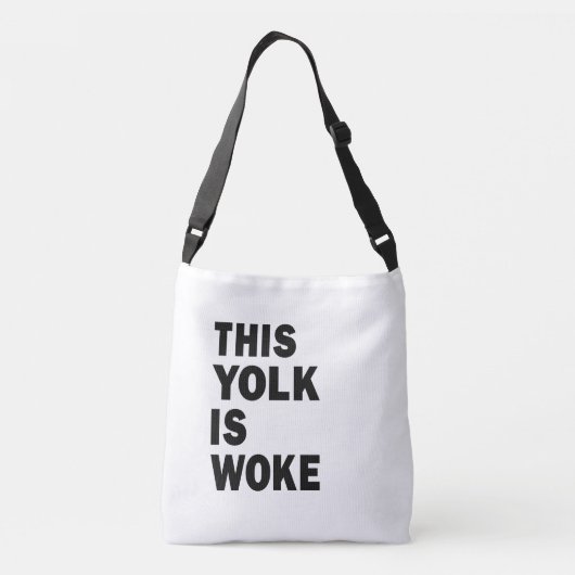 Trending Funny Egg Humor Gezegde Canvas tas Design (Achterkant)
