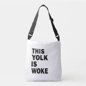 Trending Funny Egg Humor Gezegde Canvas tas Design (Voorkant)