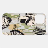 Trending Greek gods Art Portret Seamless Pattern. Case-Mate iPhone Case (Achterkant (horizontaal))