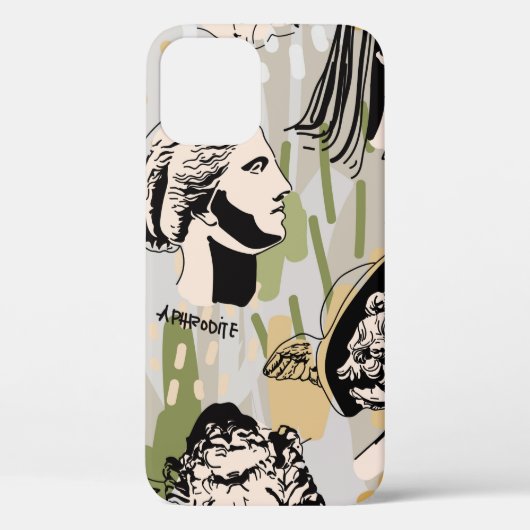 Trending Greek gods Art Portret Seamless Pattern. Case-Mate iPhone Case (Achterkant)