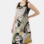 Trending Greek gods Art Portret Seamless Pattern. Schort (Insitu)