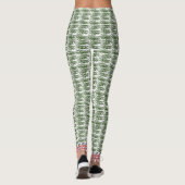 Trending Groen Grass Capri Leggings (Achterkant)