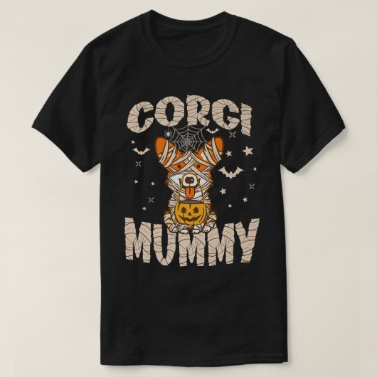 Trending Halloween-hondeneigenaar outfit Welsh Cor T-shirt (Design voorkant)